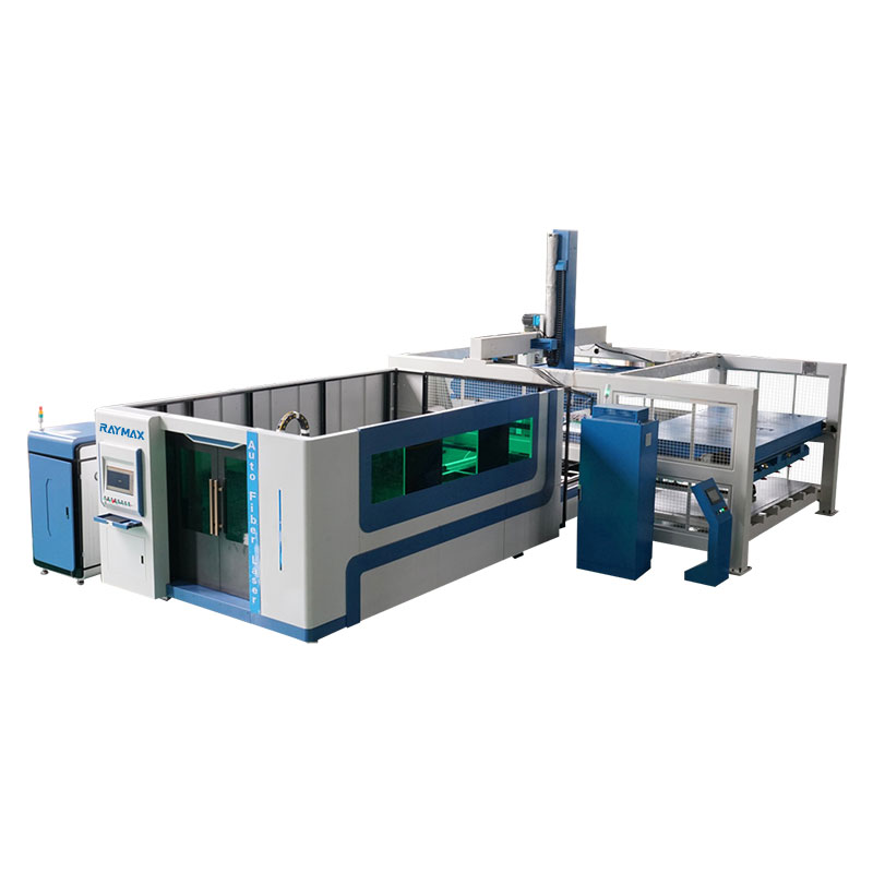 Automatisk ind- og udlæsning af laserskæremaskine